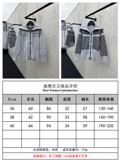 체인2호 / 디올 남성 양면 니트 자켓