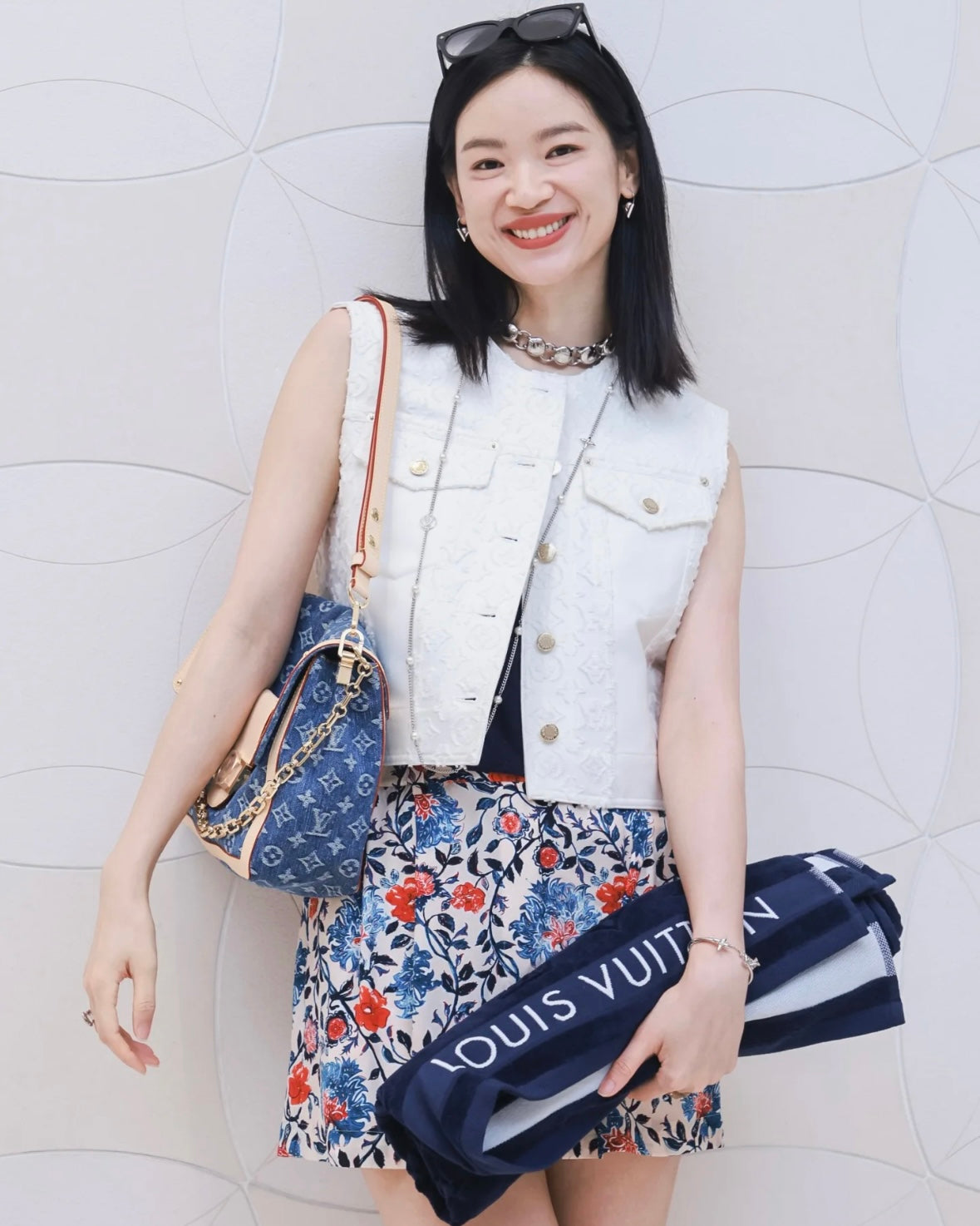 체인2호 / 루이비통 여성 민소매 데님 조끼