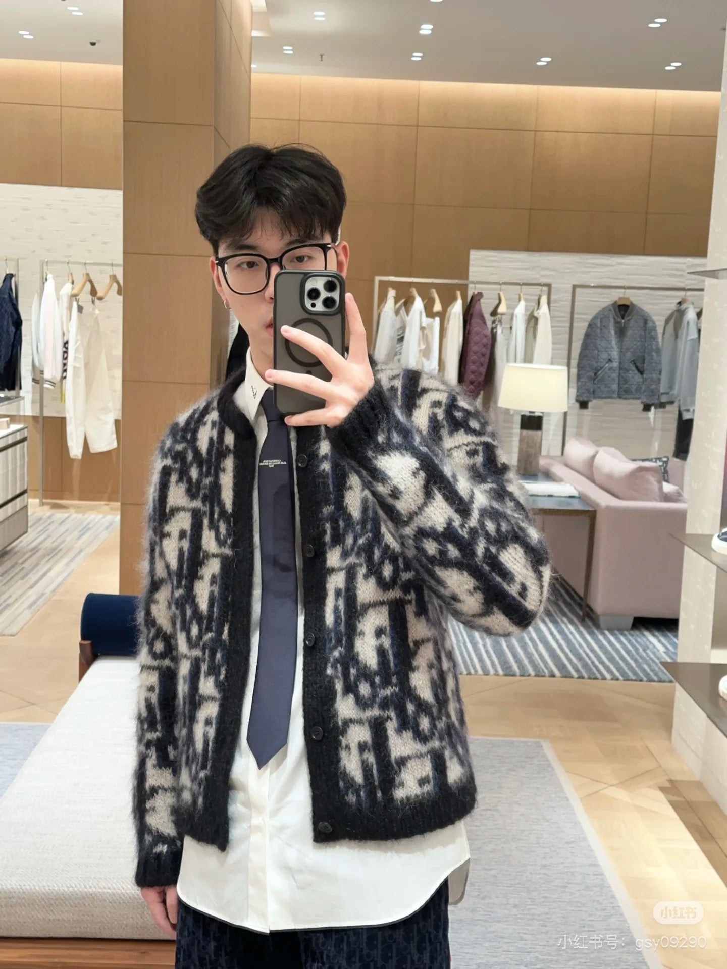 GTR / 디올 남성 여성 가디건