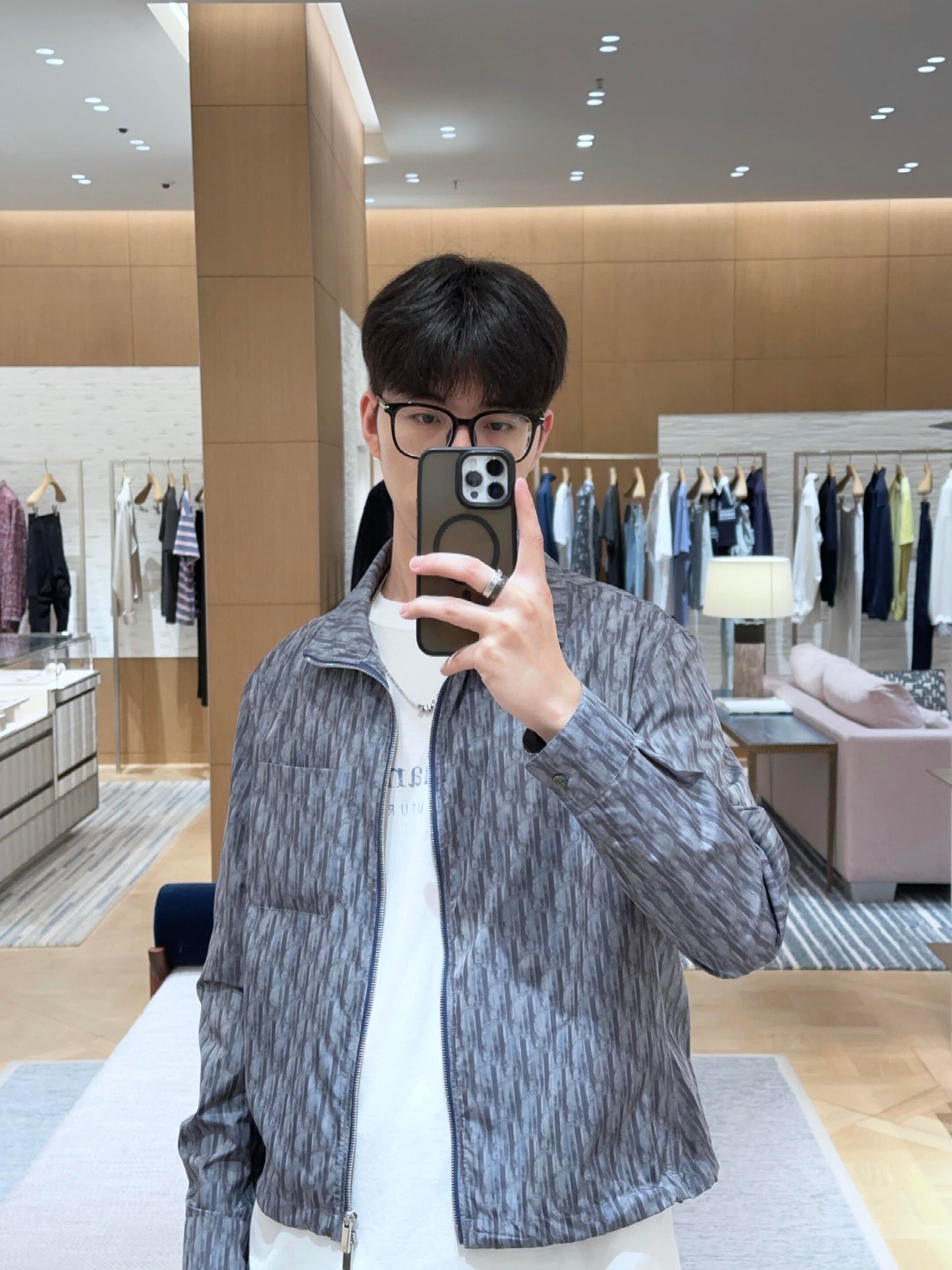 R공장 / 디올 남성 집업 셔츠 자켓