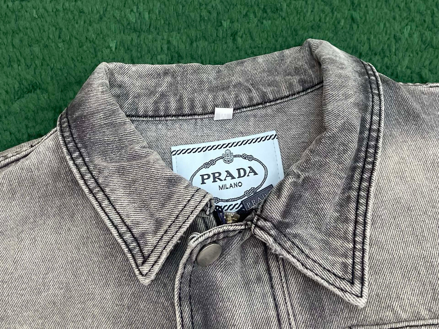 R공장 / 프라다 남성 여성 캐주얼 데님 자켓