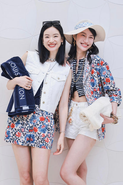R공장 / 루이비통 여성 민소매 데님 자켓