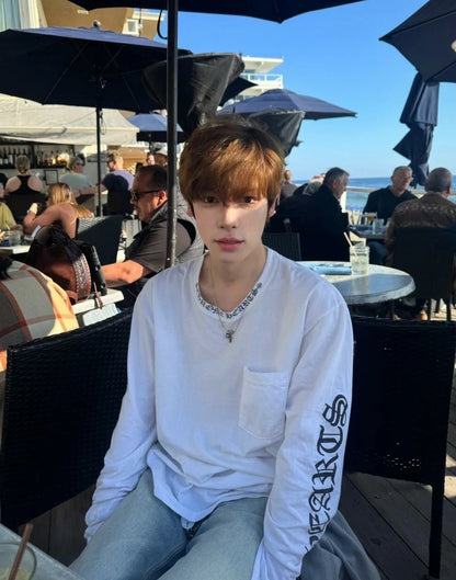 GTR / 크롬하츠 남성 산스크리트 긴팔 티셔츠