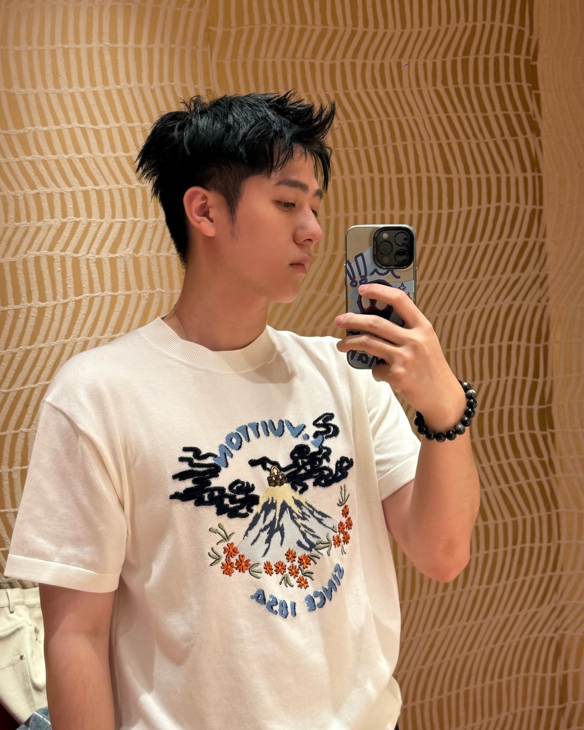체인2호 / 루이비통 남성 여성 니트 반팔티