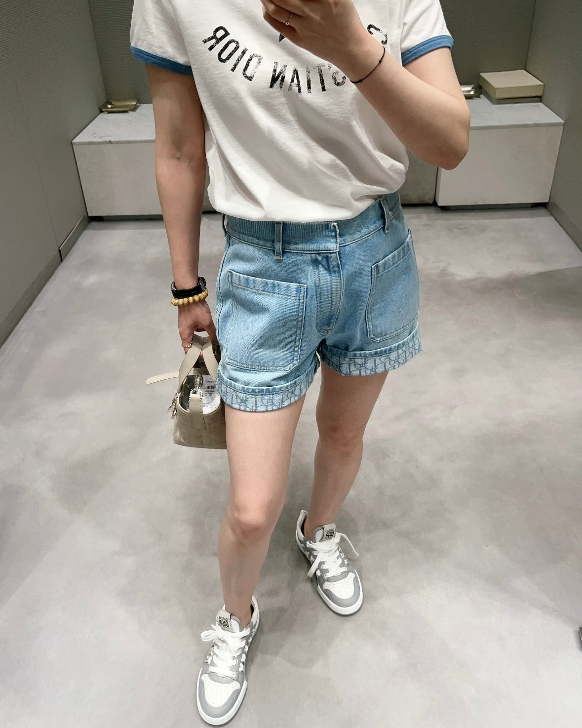 체인2호 / 디올 여성 데님 반바지