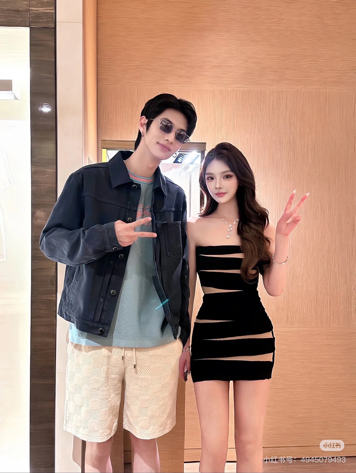 체인2호 / 루이비통 남성 여성 체크 바둑판 반바지