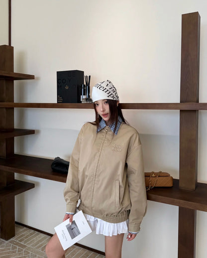 체인2호 / 미우미우 남성 체크 재킷