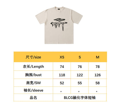 BVG / 발렌시아가 남성 반팔 티셔츠
