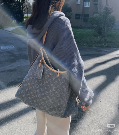 양 공장 / 루이비통 그레이 워싱 데님 백