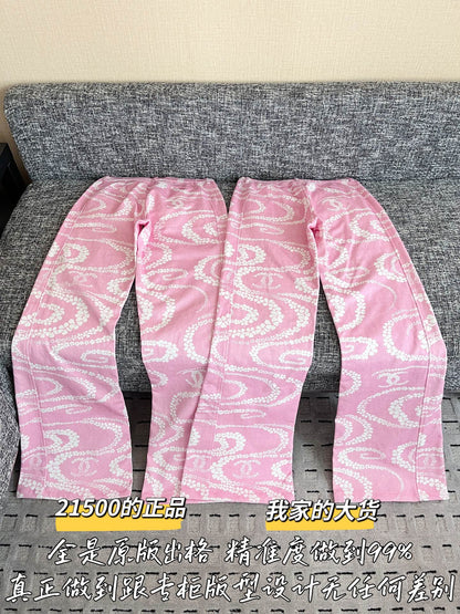 티모공장 / 샤넬 여성 청바지 핑크