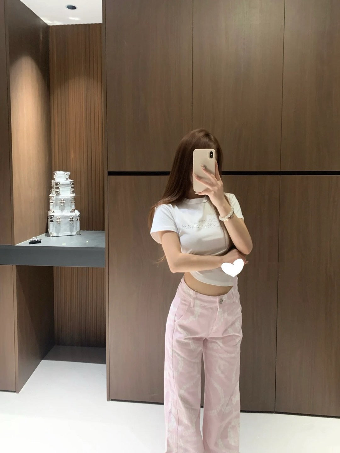 티모공장 / 샤넬 여성 청바지 핑크