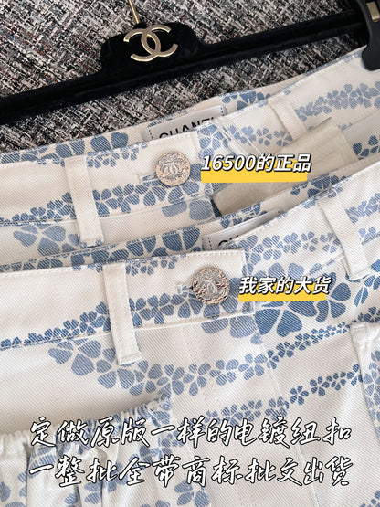 티모공장 / 샤넬 여성 데님 반바지