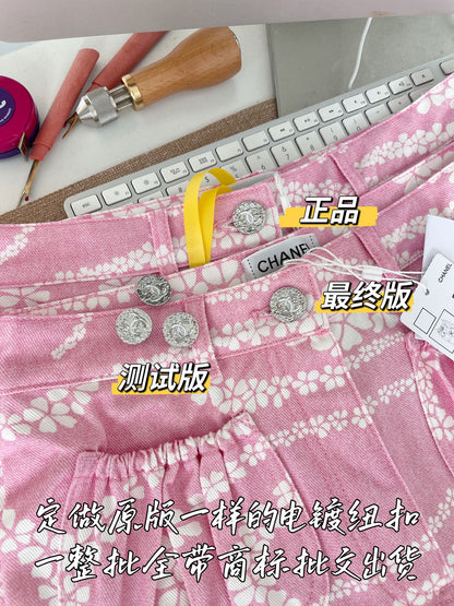 티모공장 / 샤넬 여성 데님 반바지