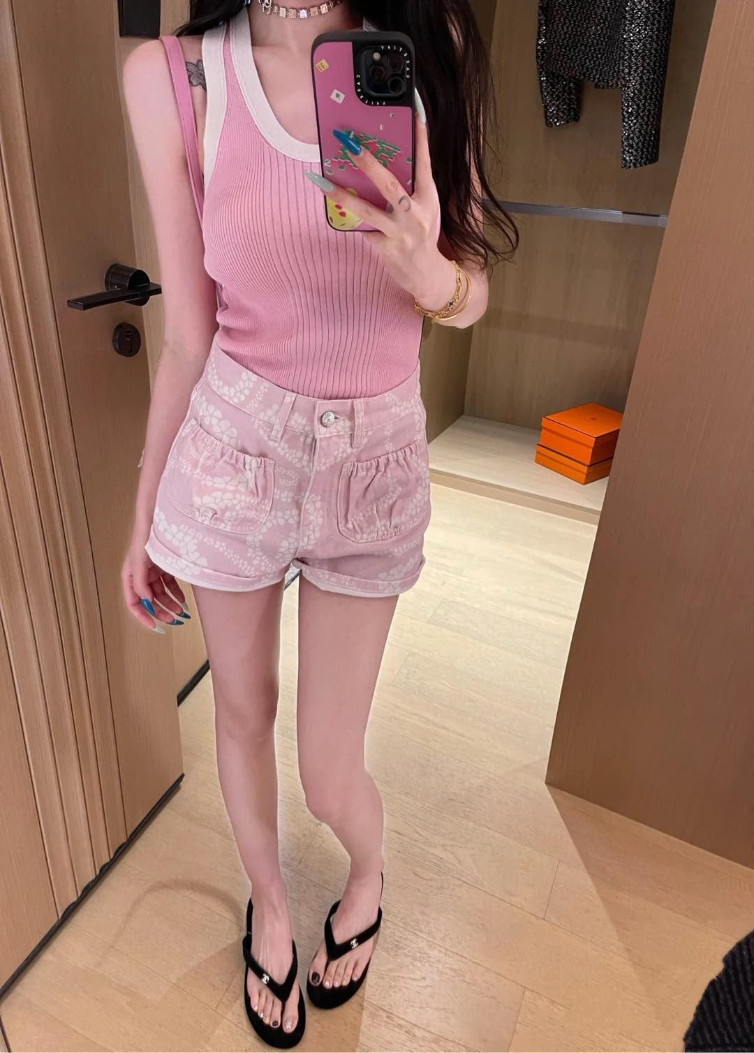 티모 공장 / 샤넬 여성 데님 반바지