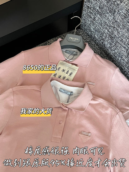 티모 공장 / 프라다 여성 폴로넥 반팔 셔츠