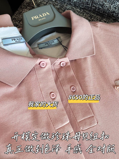 티모 공장 / 프라다 여성 폴로넥 반팔 셔츠
