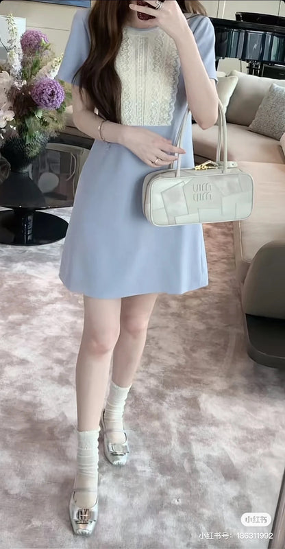양 공장 / 미우미우 패치 볼링백