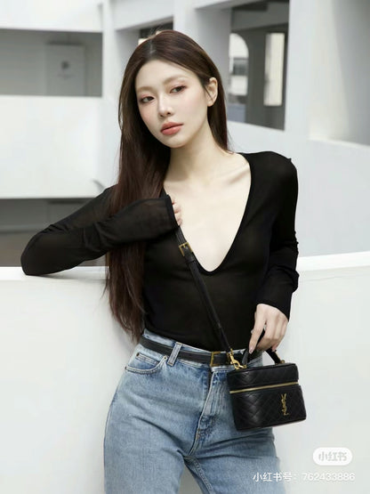 양 공장 / 생로랑 미니 파우치