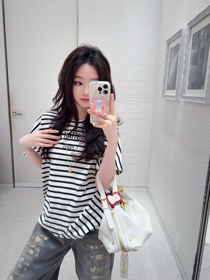 티모 공장 / 디올 여성 스트라이프 반팔 티셔츠