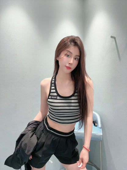 티모 공장 / 미우미우 여성 스트라이프 조끼