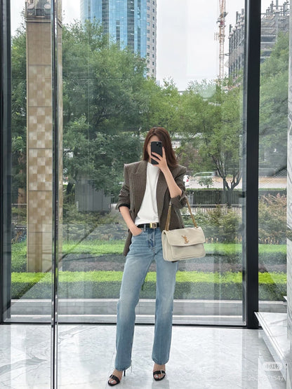 양 공장 / 생로랑 체인 백