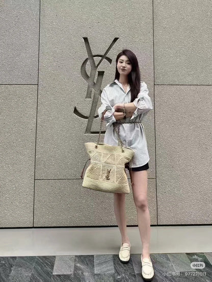 양 공장 / 생로랑 복주머니 가방