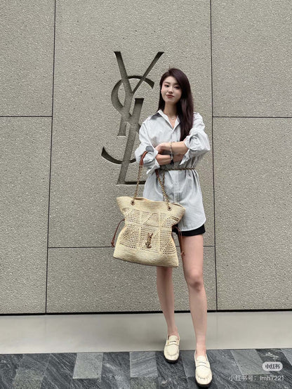 양 공장 / 생로랑 복주머니 가방
