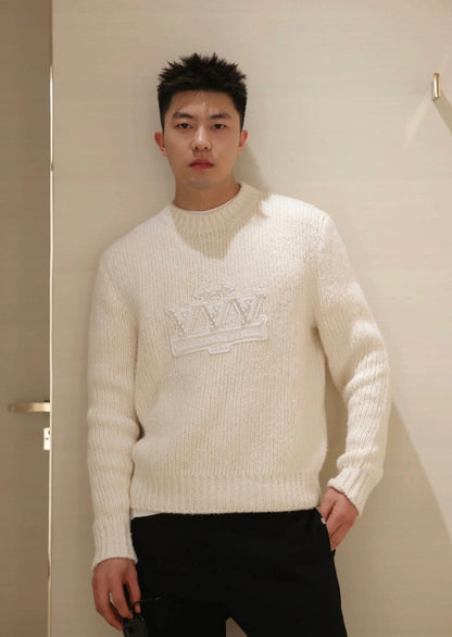 GTR / 루이비통 남성 자수 니트