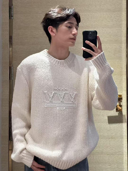 GTR / 루이비통 남성 자수 니트