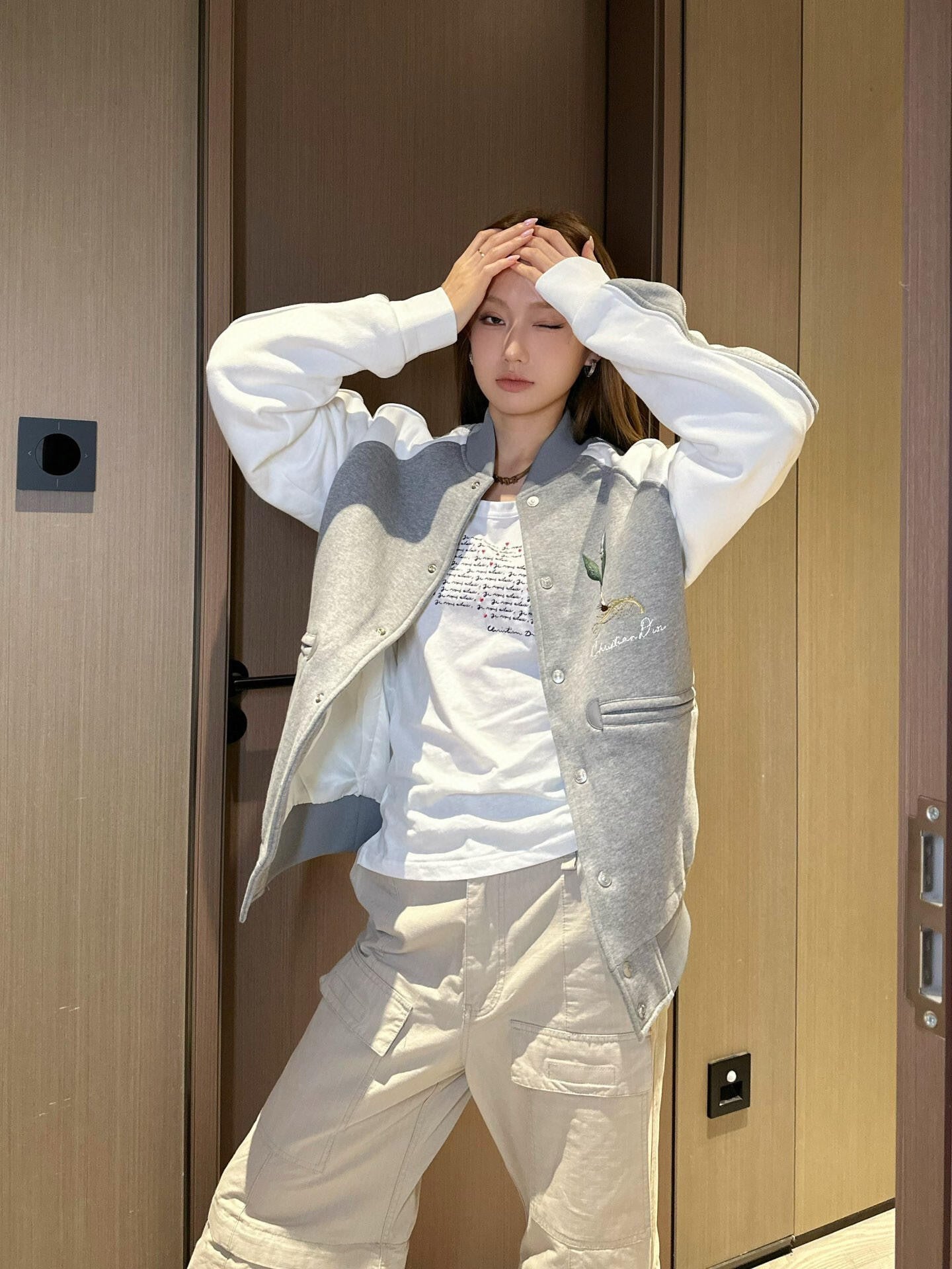 GTR / 디올 남성 여성 야구 점퍼