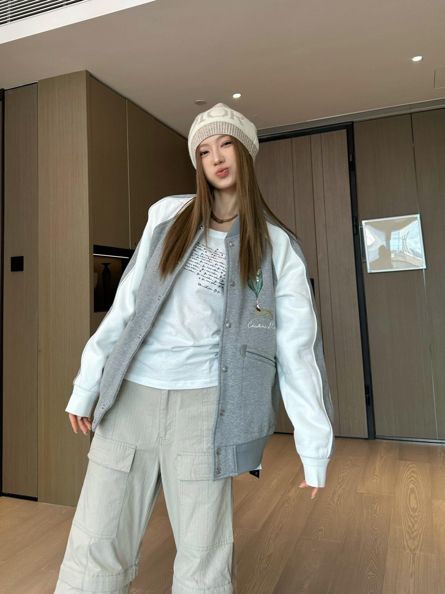 GTR / 디올 남성 여성 야구 점퍼