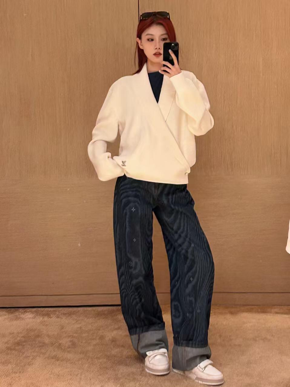 GTR / 루이비통 남성 여성 울 니트