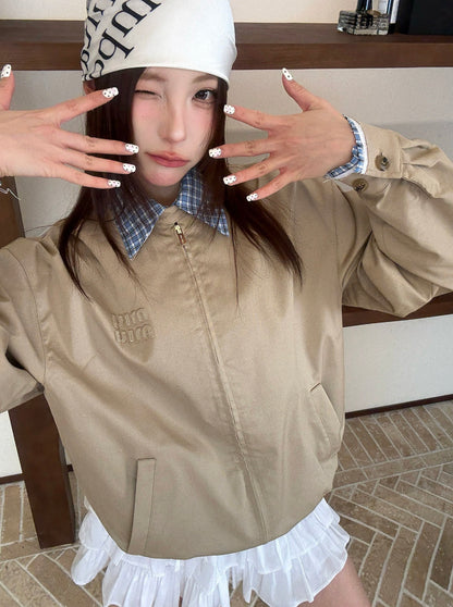 GTR / 미우미우 남성 여성 페이크 투피스 재킷
