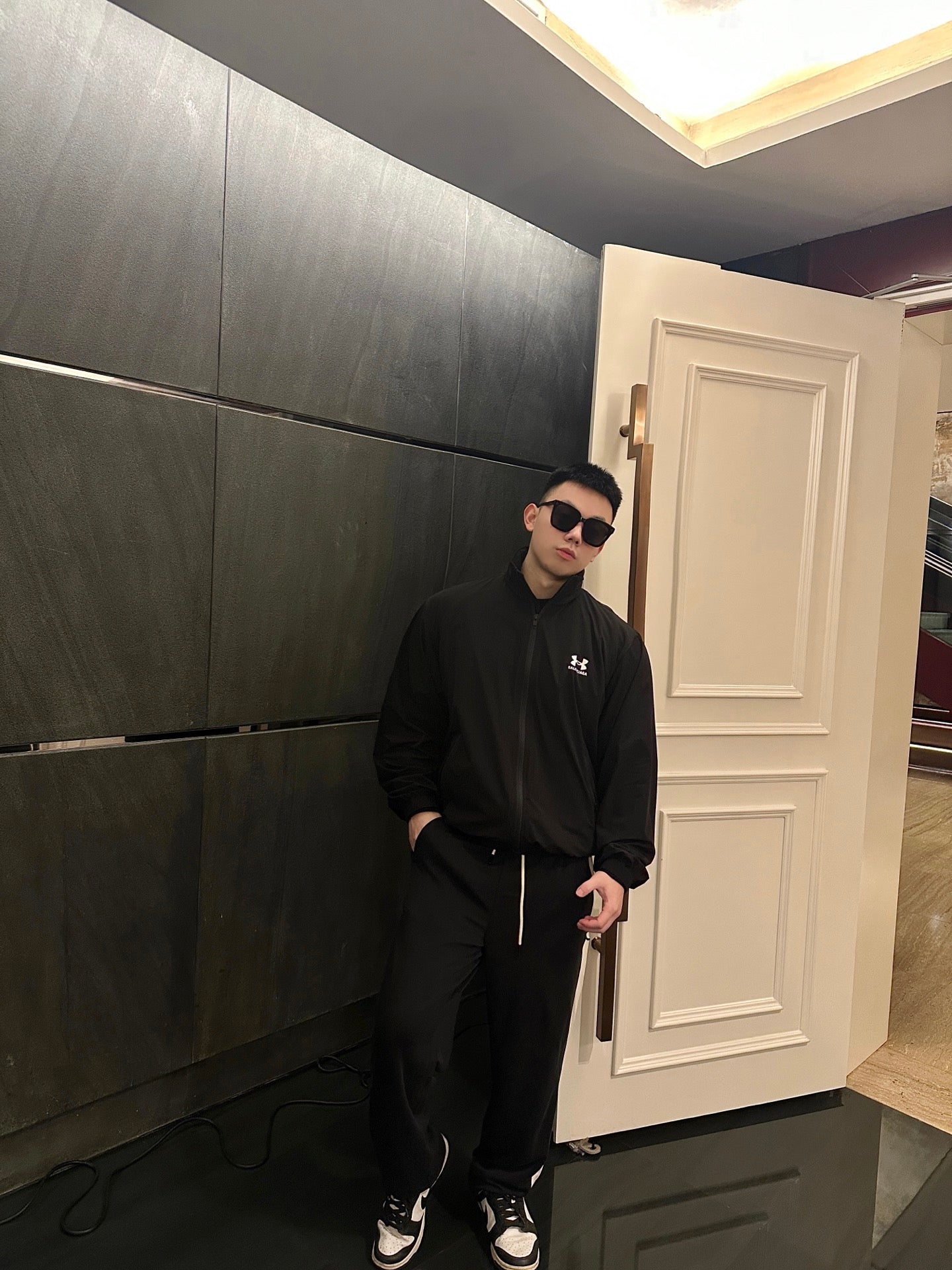 GTR / 발렌시아가 남성 나일론 재킷