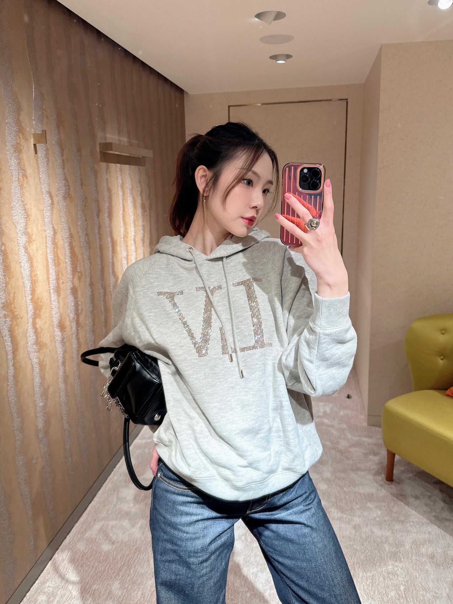GTR / 루이비통 남성 여성 레터링 맨투맨