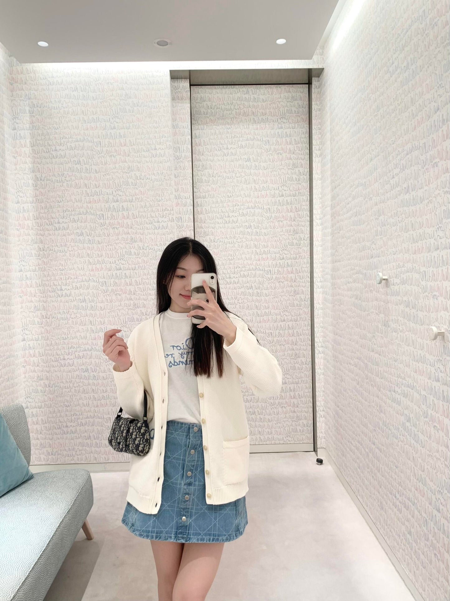 GTR / 디올 남성 여성 자수 니트