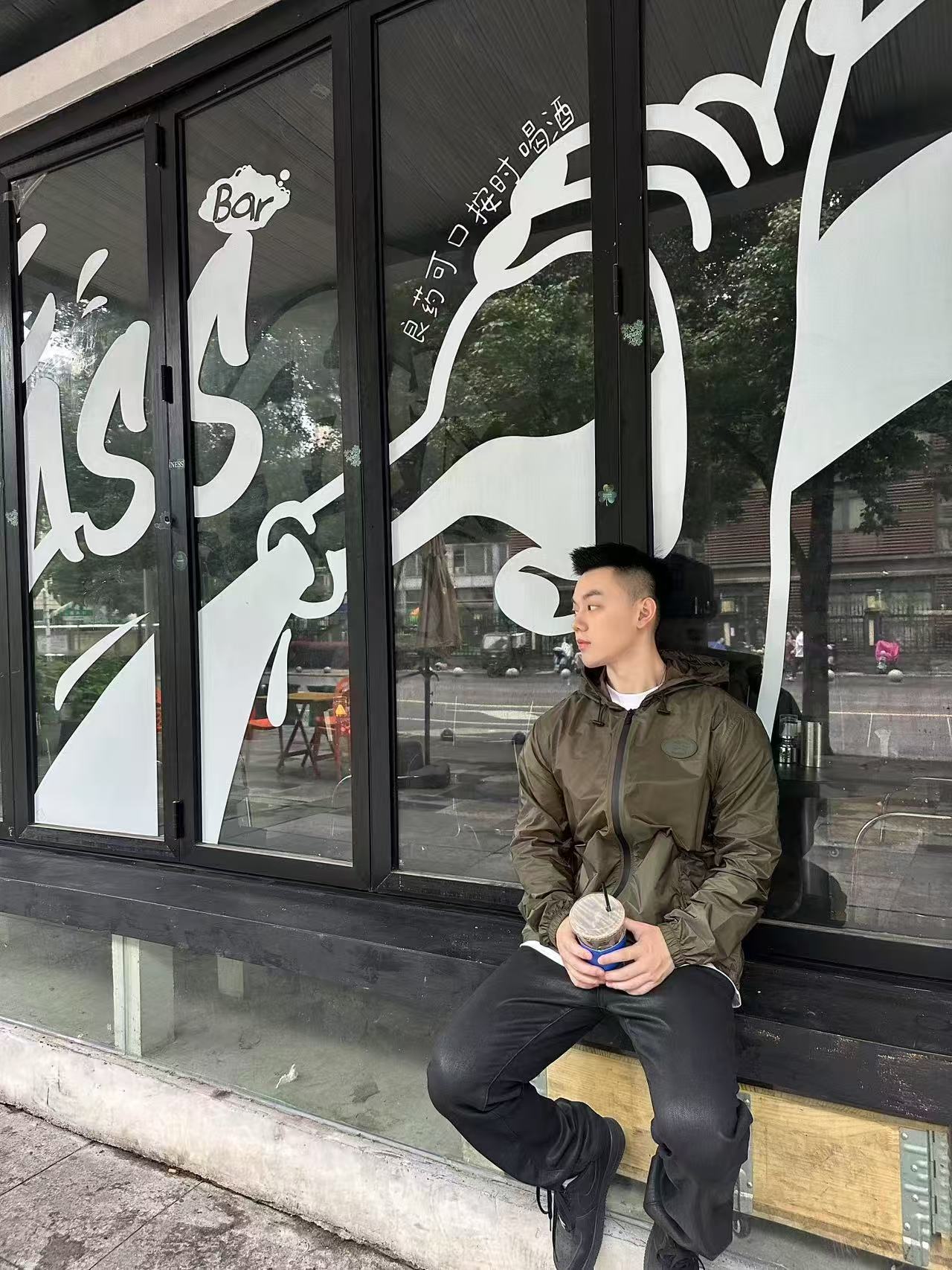 GTR / 발렌시아가 남성 라이더 재킷