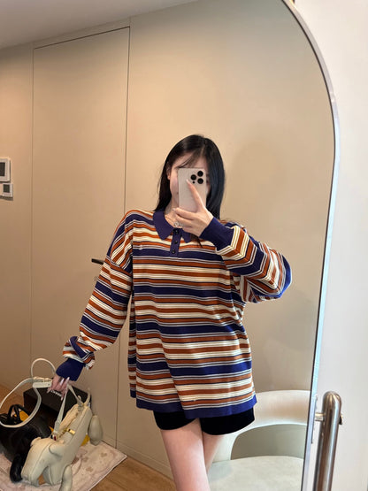 GTR / 셀린느 여성 스트라이프 긴팔