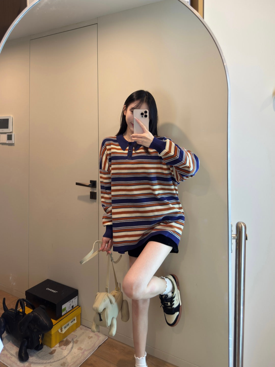 GTR / 셀린느 여성 스트라이프 긴팔