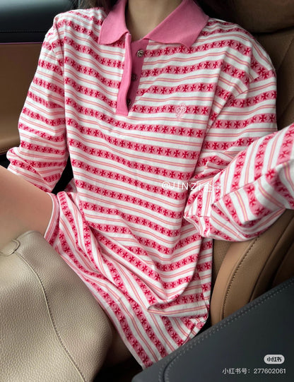 GTR / 크롬하츠 여성 스트라이프 긴팔