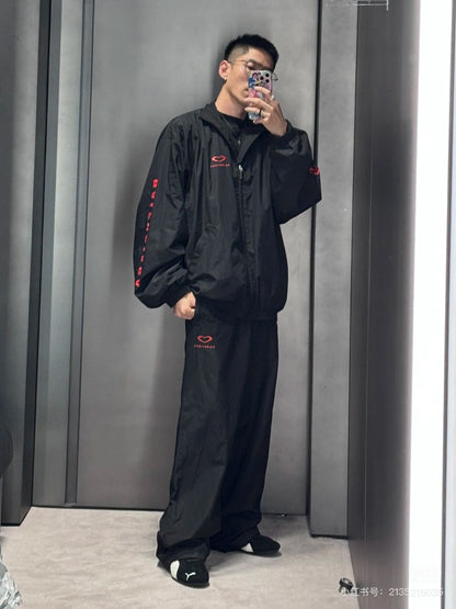 GTR / 발렌시아가 남성 하트 긴 바지