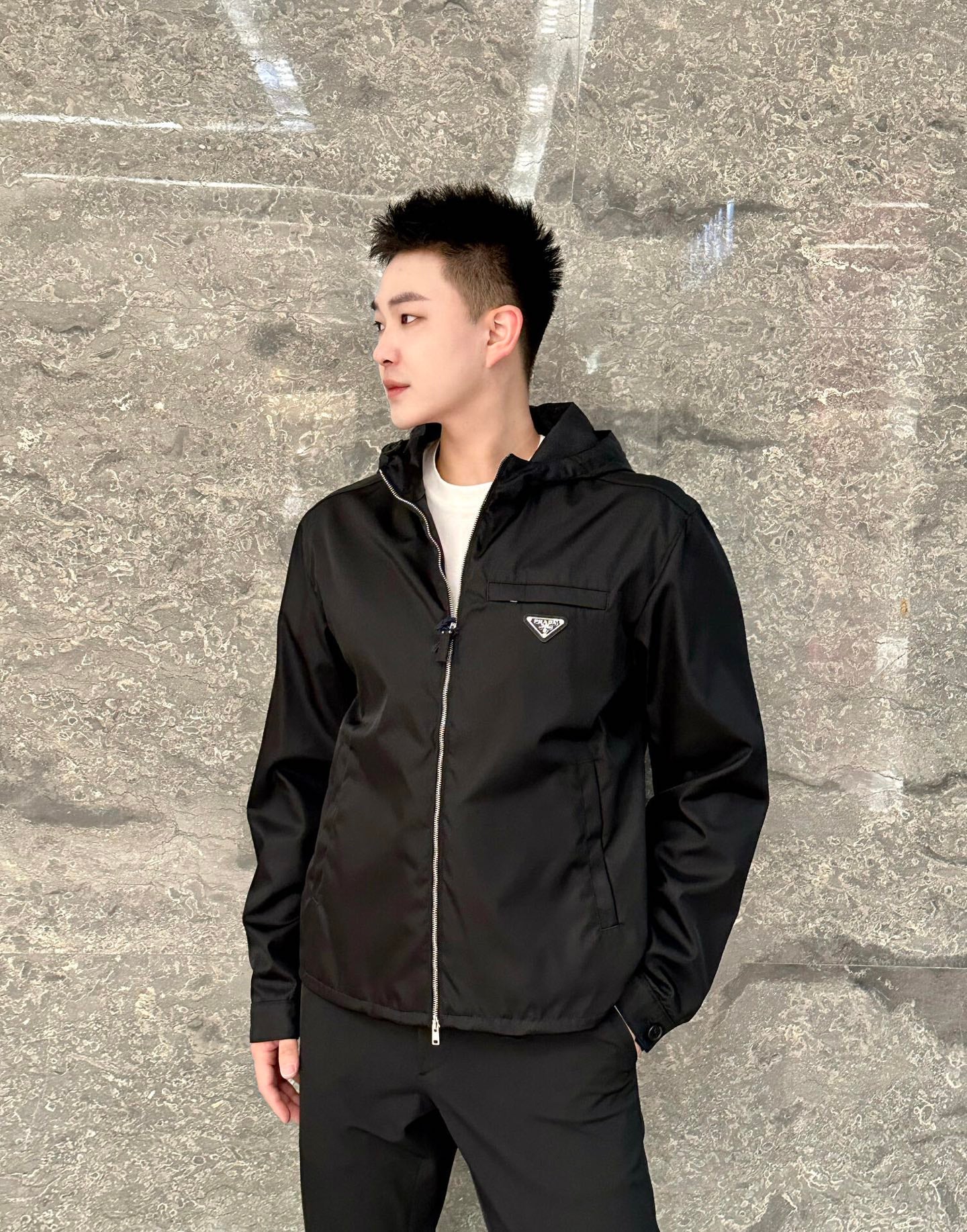 R공장 / 프라다 남성 블루종 점퍼