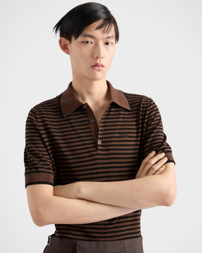 R공장 / 프라다 남성 스트라이프 반팔