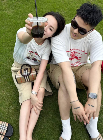 R공장 / 버버리 남성 여성 면 반팔