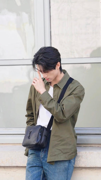 R공장 / 생로랑 남성 솔리드 셔츠