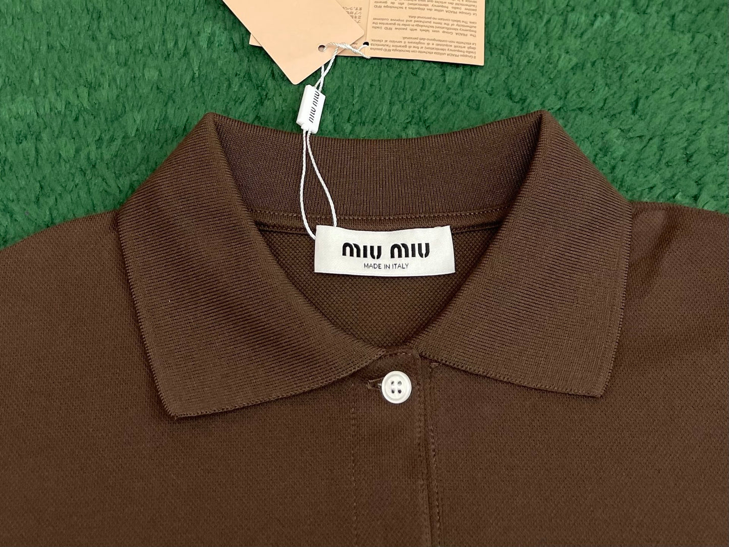 R공장 / 미우미우 남성 여성 폴로 셔츠