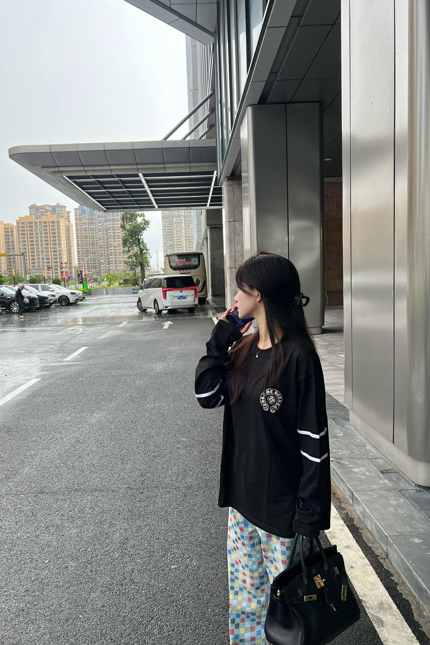 R공장 / 크롬하츠 여성 프린트 긴팔