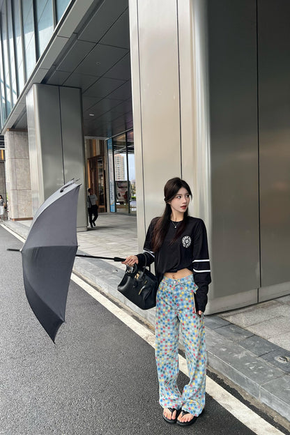 R공장 / 크롬하츠 여성 프린트 긴팔