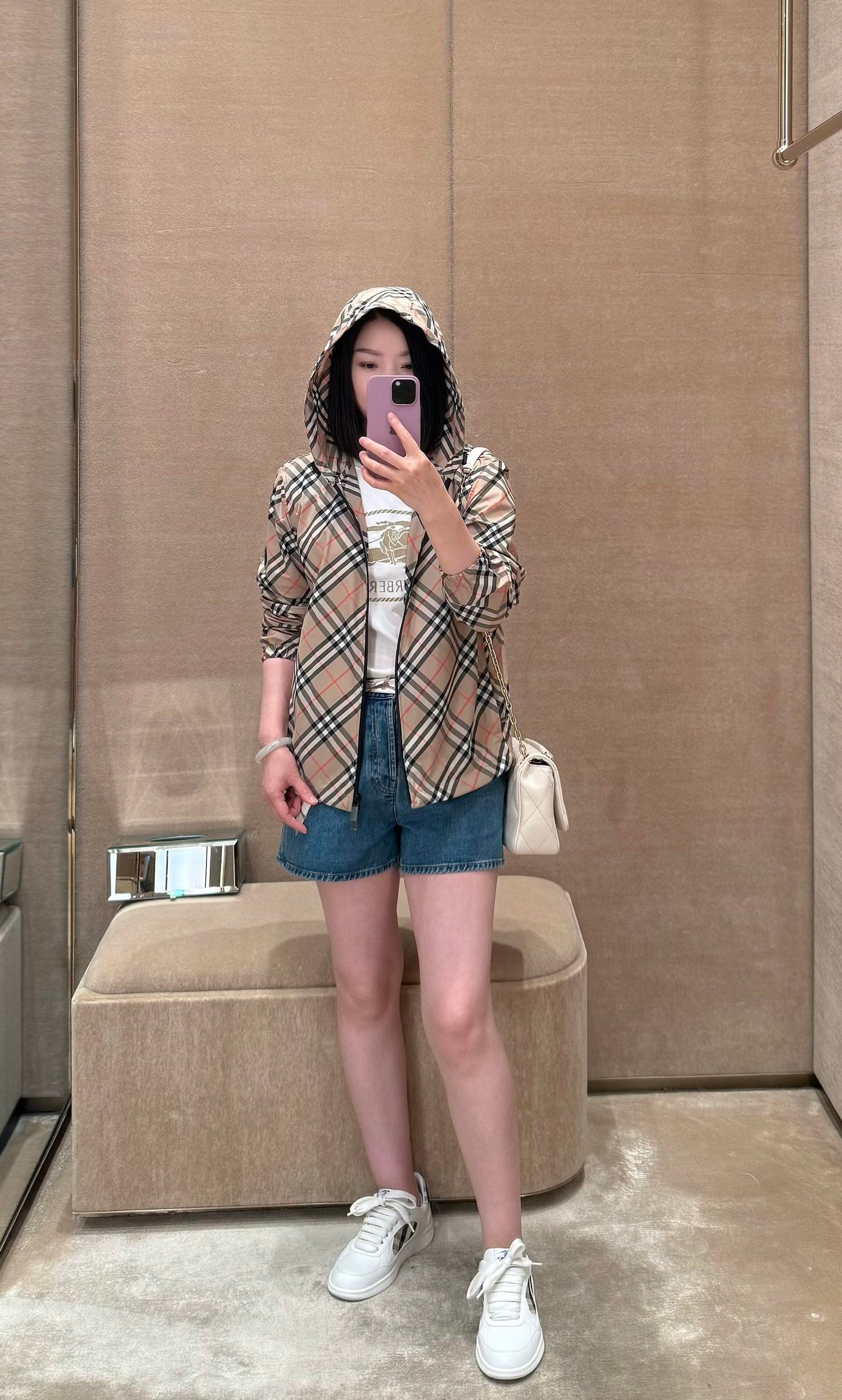 R공장 / 버버리 여성 후드 점퍼