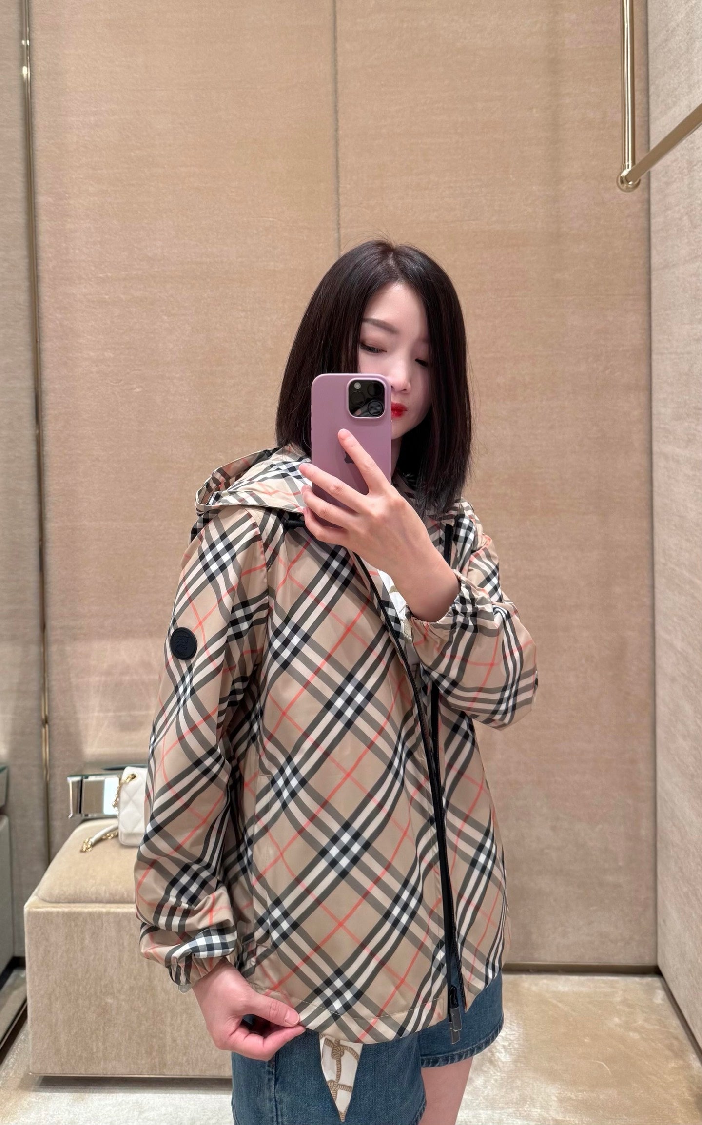 R공장 / 버버리 여성 후드 점퍼